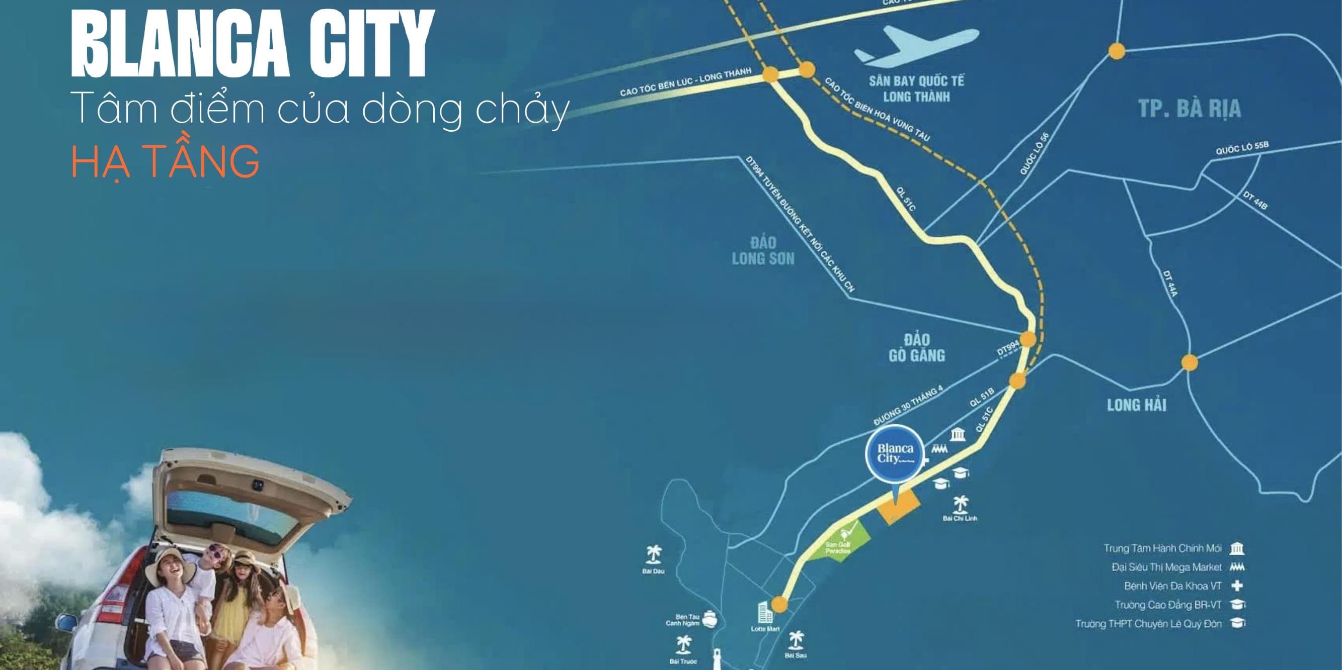 Bản đồ vị trí Blanca City — Vũng Tàu